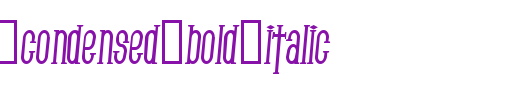 SF-Gothican-Condensed-Bold-Italic.ttf是一款不错的英文字体下载