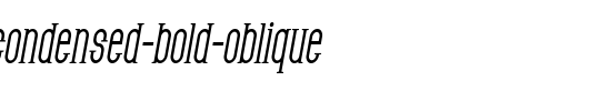 SF-Gothican-Condensed-Bold-Oblique.ttf是一款不错的英文字体下载