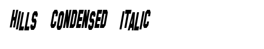 SF-Hollywood-Hills-Condensed-Italic.ttf是一款不错的英文字体下载