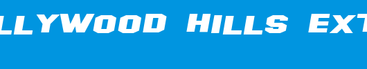 SF-Hollywood-Hills-Extended-Italic.ttf是一款不错的英文字体下载