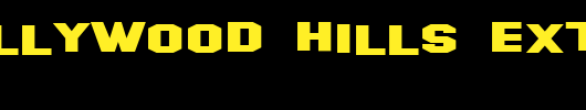 SF-Hollywood-Hills-Extended.ttf是一款不错的英文字体下载
