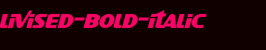 SF-Intellivised-Bold-Italic.ttf是一款不错的英文字体下载