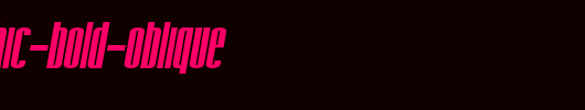 SF-Iron-Gothic-Bold-Oblique.ttf是一款不错的英文字体下载
