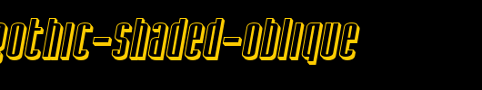 SF-Iron-Gothic-Shaded-Oblique.ttf是一款不错的英文字体下载