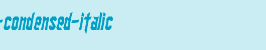 SF-Ironsides-Condensed-Italic.ttf是一款不错的英文字体下载