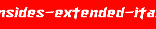 SF-Ironsides-Extended-Italic.ttf是一款不错的英文字体下载