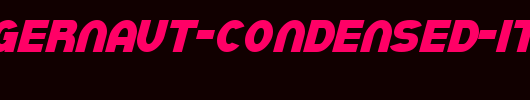 SF-Juggernaut-Condensed-Italic.ttf是一款不错的英文字体下载