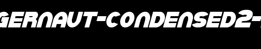 SF-Juggernaut-Condensed2-Bold-Italic.ttf是一款不错的英文字体下载