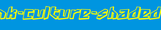 SF-Junk-Culture-Shaded-Oblique.ttf是一款不错的英文字体下载