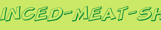 SF-Minced-Meat-Shaded-Oblique.ttf是一款不错的英文字体下载
