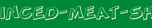 SF-Minced-Meat-Shaded.ttf是一款不错的英文字体下载