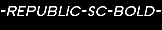SF-Old-Republic-SC-Bold-Italic.ttf是一款不错的英文字体下载