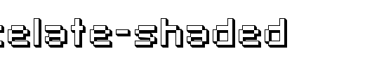SF-Pixelate-Shaded.ttf是一款不错的英文字体下载