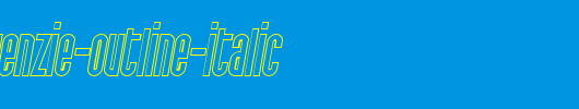 SF-Port-McKenzie-Outline-Italic.ttf是一款不错的英文字体下载