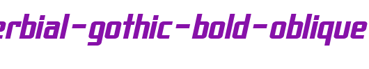 SF-Proverbial-Gothic-Bold-Oblique.ttf是一款不错的英文字体下载