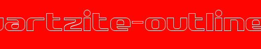 SF-Quartzite-Outline.ttf是一款不错的英文字体下载