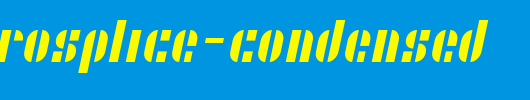 SF-RetroSplice-Condensed.ttf是一款不错的英文字体下载