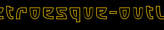 SF-Retroesque-Outline.ttf是一款不错的英文字体下载