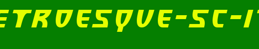 SF-Retroesque-SC-Italic.ttf是一款不错的英文字体下载