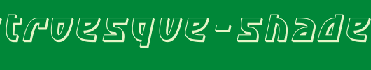 SF-Retroesque-Shaded-Oblique.ttf是一款不错的英文字体下载