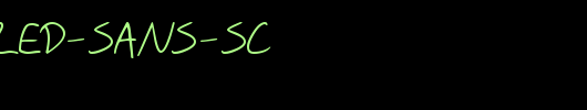 SF-Scribbled-Sans-SC.ttf是一款不错的英文字体下载