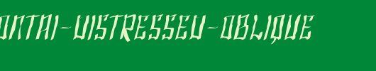 SF-Shai-Fontai-Distressed-Oblique.ttf是一款不错的英文字体下载