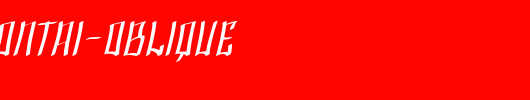 SF-Shai-Fontai-Oblique.ttf是一款不错的英文字体下载