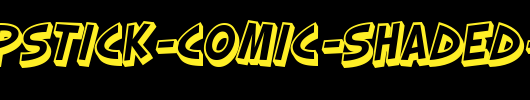 SF-Slapstick-Comic-Shaded-Oblique.ttf是一款不错的英文字体下载