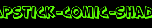 SF-Slapstick-Comic-Shaded.ttf是一款不错的英文字体下载
