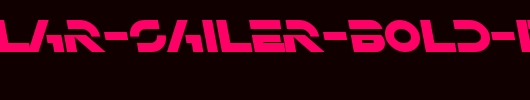 SF-Solar-Sailer-Bold-Italic.ttf是一款不错的英文字体下载