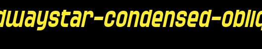 SF-Speedwaystar-Condensed-Oblique.ttf是一款不错的英文字体下载