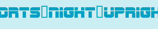 SF-Sports-Night-Upright.ttf是一款不错的英文字体下载