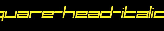 SF-Square-Head-Italic.ttf是一款不错的英文字体下载