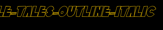 SF-Tattle-Tales-Outline-Italic.ttf是一款不错的英文字体下载(字体效果展示)