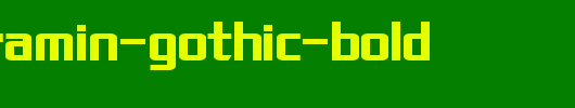 SF-Theramin-Gothic-Bold.ttf是一款不错的英文字体下载