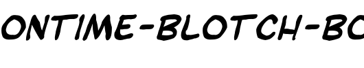 SF-Toontime-Blotch-Bold-Italic.ttf是一款不错的英文字体下载