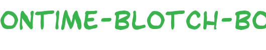 SF-Toontime-Blotch-Bold.ttf是一款不错的英文字体下载