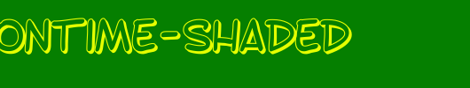 SF-Toontime-Shaded.ttf是一款不错的英文字体下载
