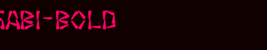 SF-Wasabi-Bold.ttf是一款不错的英文字体下载