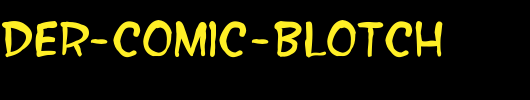 SF-Wonder-Comic-Blotch.ttf是一款不错的英文字体下载