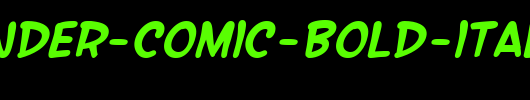 SF-Wonder-Comic-Bold-Italic.ttf是一款不错的英文字体下载