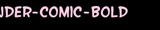 SF-Wonder-Comic-Bold.ttf是一款不错的英文字体下载