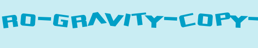 SF-Zero-Gravity-copy-1-.ttf是一款不错的英文字体下载