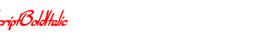 SFBurlingtonScriptBoldItalic_英文字体