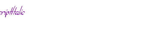 SFBurlingtonScriptItalic_英文字体