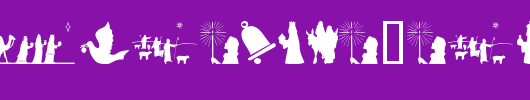 SL-Christmas-Silhouettes-Normal.ttf是一款不错的英文字体下载