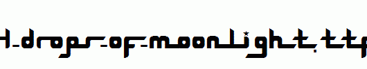 SL-Drops-Of-Moonlight.ttf是一款不错的英文字体下载