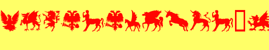 SL-Mythological-Silhouettes.ttf是一款不错的英文字体下载