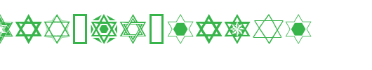 SL-Star-of-David.ttf是一款不错的英文字体下载