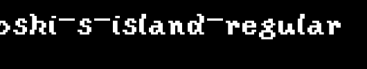 SMW2-Yoshi-s-Island-Regular.ttf是一款不错的英文字体下载